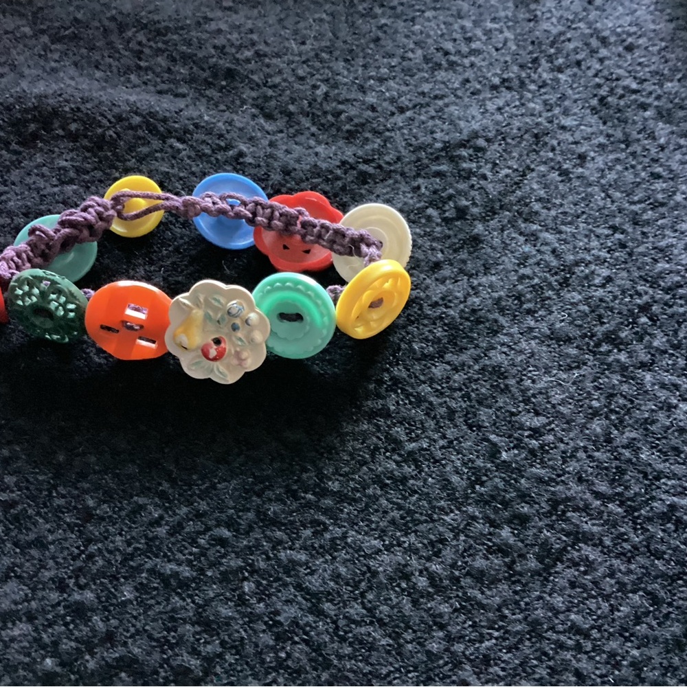 Colorful Button Bracelet